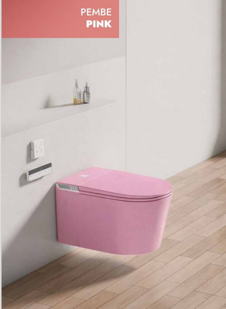 GR 1855 Duvara Monte Smart Klozet Pink