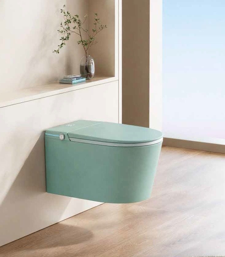 GR 1860B Femicare Duvara Monte Smart Klozet Green