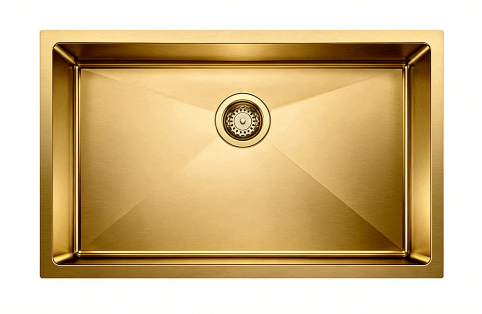 GR 7045 Gold Paslanmaz Çelik Evye