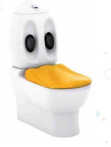 C05-2 Ducky Çocuk Klozeti Beyaz-Sarı